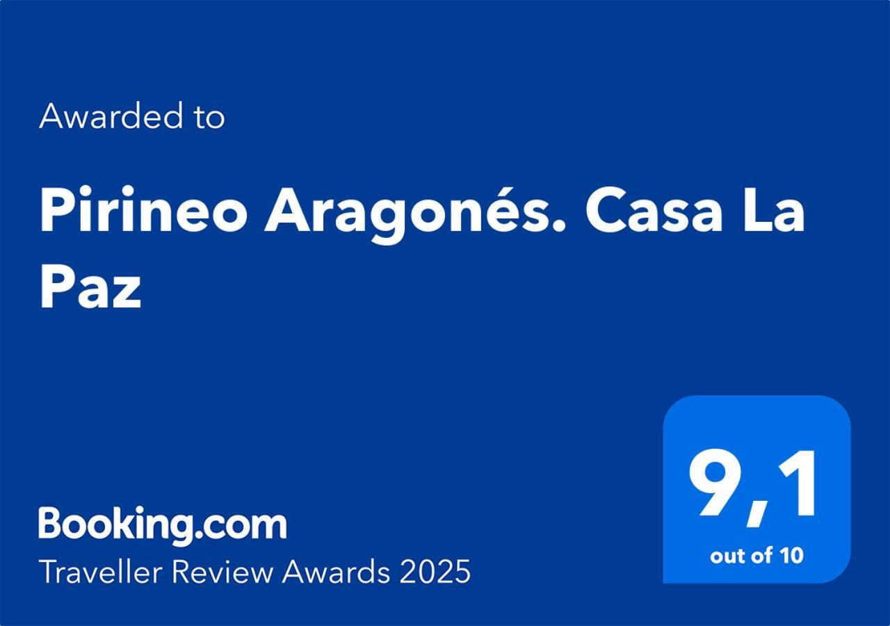 Villa Pirineo Aragones. Casa La Paz Sabiñánigo Exterior foto