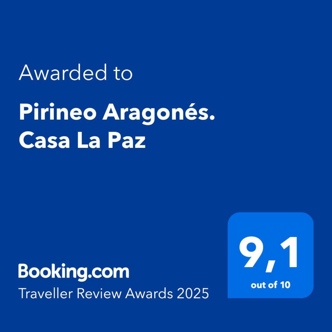 Villa Pirineo Aragones. Casa La Paz Sabiñánigo Exterior foto
